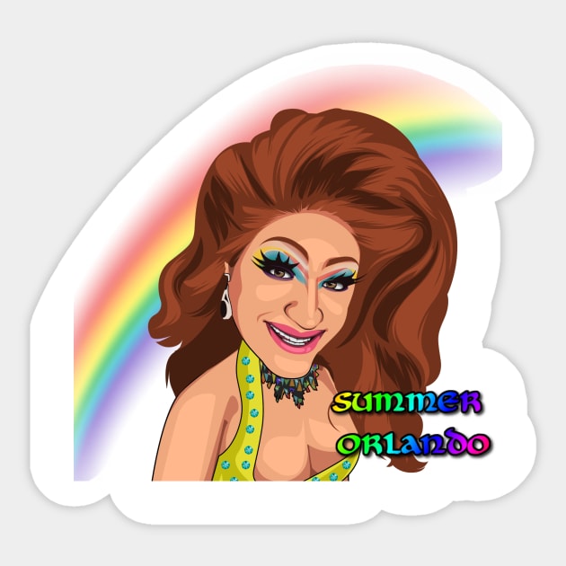 Summer Orlando Rainbow Pride Sticker by Summer Orlando